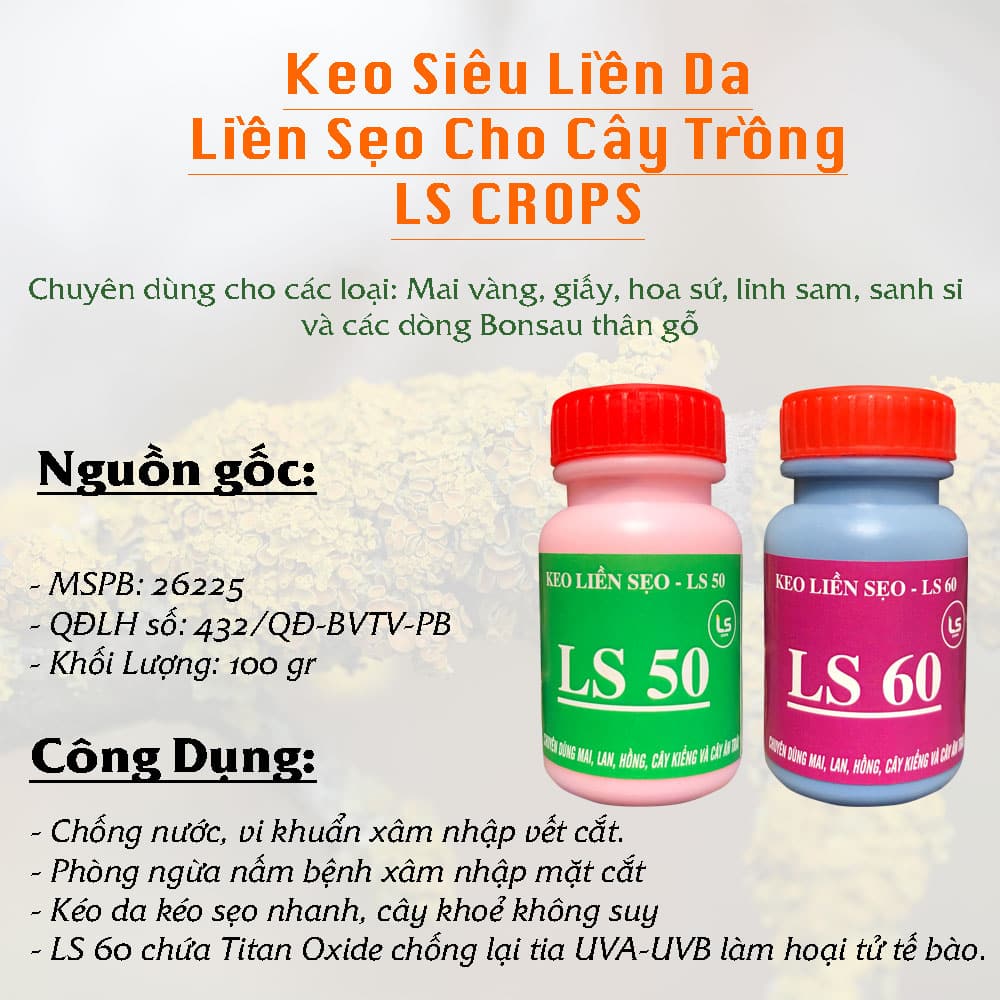 Keo Siêu Liền Da Liền Sẹo Cho Cây Trồng LS CROPS